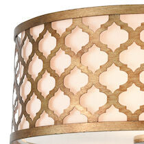 ARABESQUE 16'' WIDE 3-LIGHT SEMI FLUSH MOUNT---CALL OR TEXT 270-943-9392 FOR AVAILABILITY