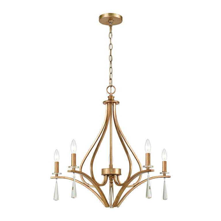 KATANIA 27'' WIDE 5-LIGHT CHANDELIER---CALL OR TEXT 270-943-9392 FOR AVAILABILITY