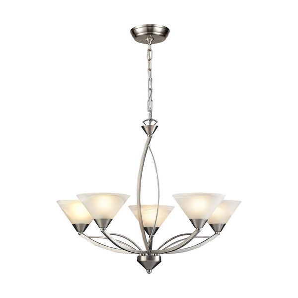 ELYSBURG 28'' WIDE 5-LIGHT CHANDELIER