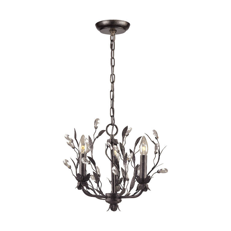 CIRCEO 16'' WIDE 3-LIGHT CHANDELIER, ADAPTOR KIT AVAILABLE @$384.10