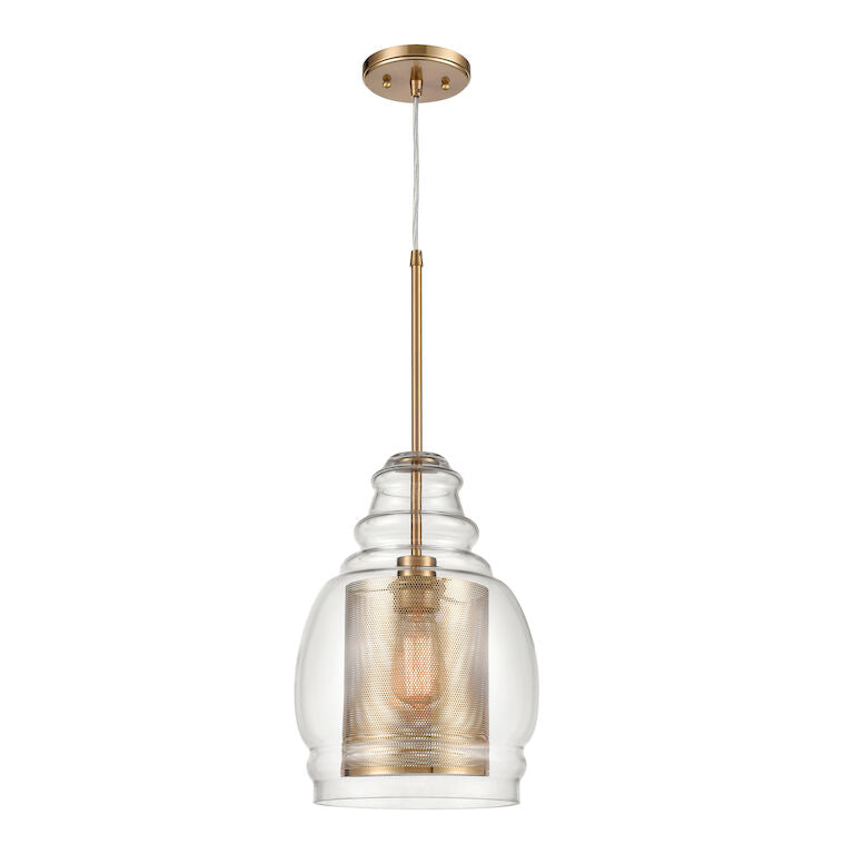 HERNDON 11'' WIDE 1-LIGHT PENDANT ALSO AVAILABLE IN POLISHED CHROME