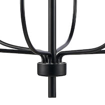 NEWLAND 21'' WIDE 6-LIGHT CHANDELIER ALSO AVAILABLE IN MATTE BLACK