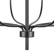 NEWLAND 34'' WIDE 8-LIGHT CHANDELIER---ALSO AVAILABLE IN MATTE BLACK