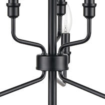 SAGINAW 18'' WIDE 6-LIGHT CHANDELIER ALSO AVAILABLE IN SATIN NICKEL