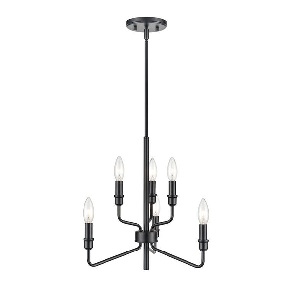 SAGINAW 18'' WIDE 6-LIGHT CHANDELIER ALSO AVAILABLE IN SATIN NICKEL