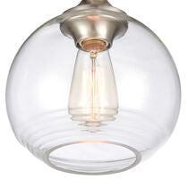 ANGIE 8'' WIDE 1-LIGHT SEMI FLUSH MOUNT