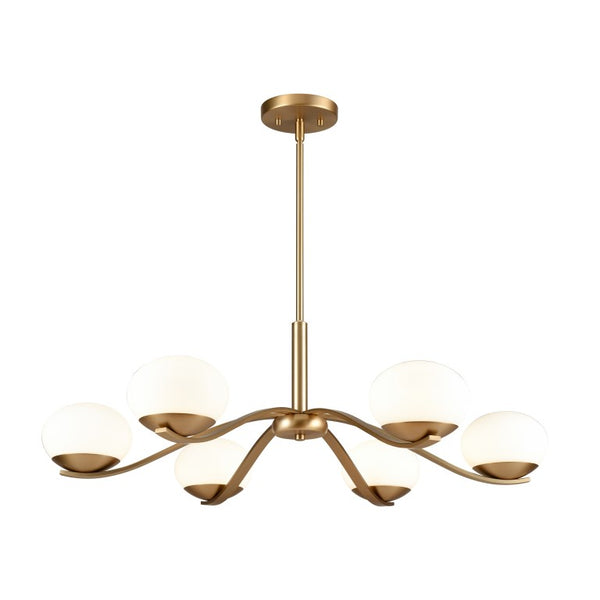 WALLACE 32'' WIDE 6-LIGHT INTEGRATED LED CHANDELIER---CALL OR TEXT 270-943-9392 FOR AVAILABILITY