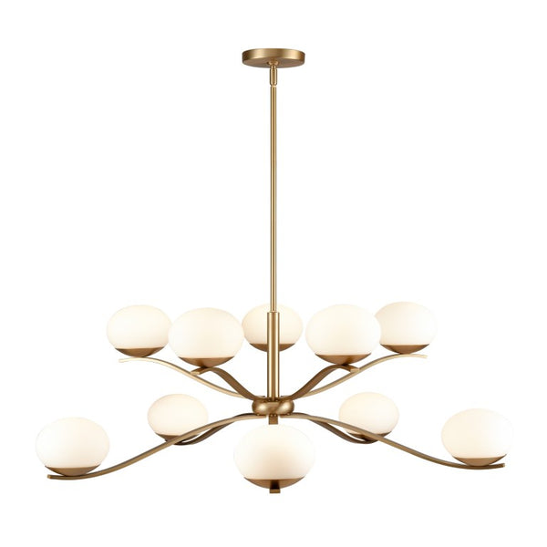 WALLACE 39'' WIDE 10-LIGHT INTEGRATED LED CHANDELIER---CALL OR TEXT 270-943-9392 FOR AVAILABILITY