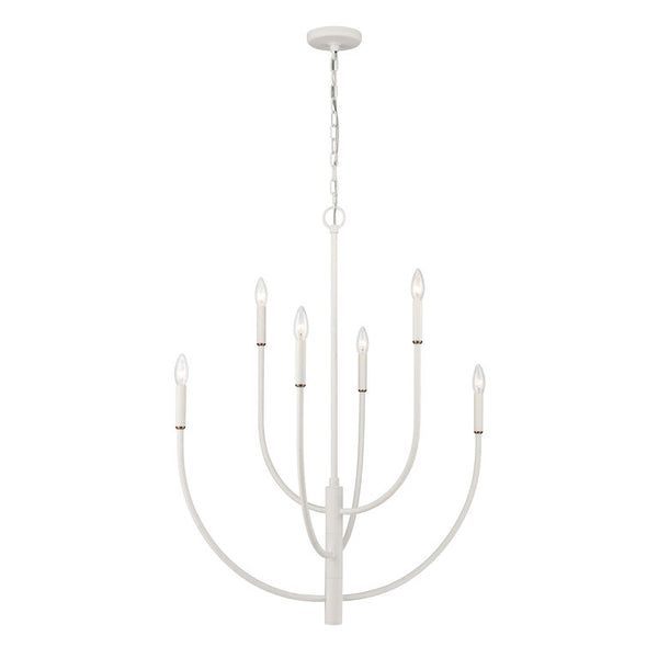 CONTINUANCE 30'' WIDE 6-LIGHT CHANDELIER ALSO AVAILABLE IN CHARCOAL