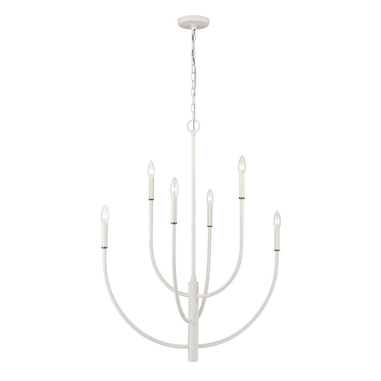 CONTINUANCE 30'' WIDE 6-LIGHT CHANDELIER ALSO AVAILABLE IN CHARCOAL