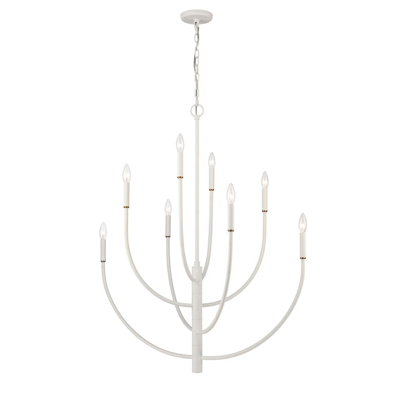 CONTINUANCE 36'' WIDE 8-LIGHT CHANDELIER ALSO AVAILABLE IN CHARCOAL
