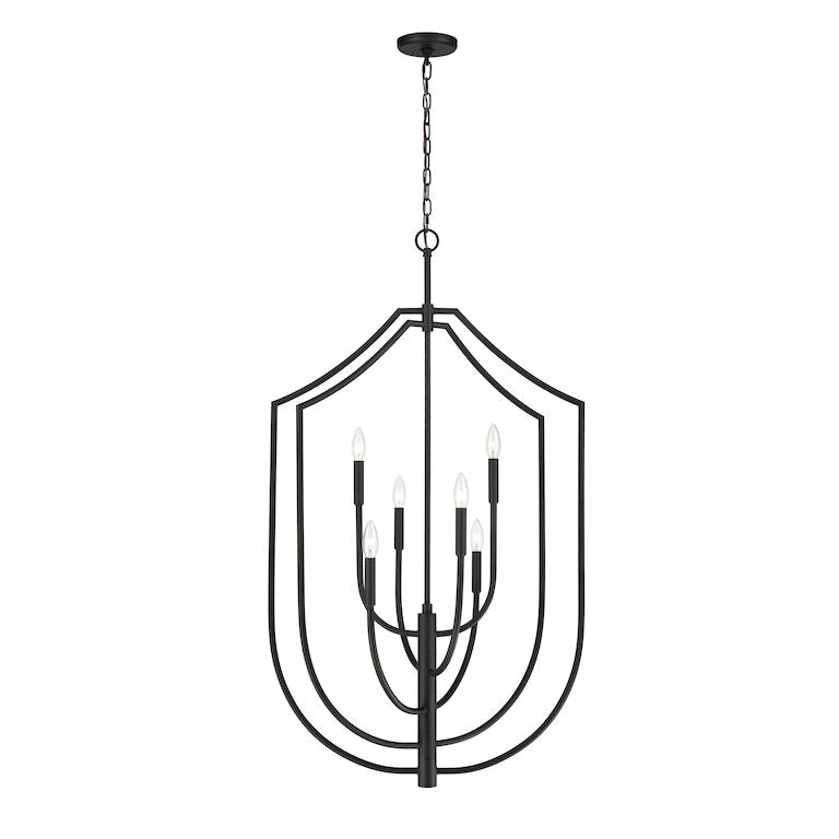 CONTINUANCE 26'' WIDE 6-LIGHT PENDANT ALSO AVAILABLE IN CHARCOAL