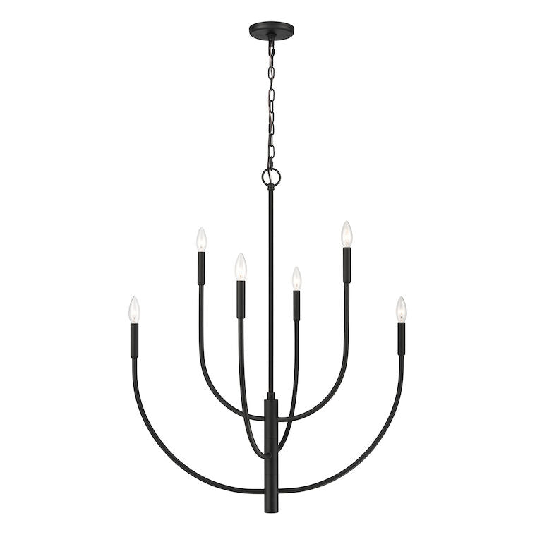 CONTINUANCE 30'' WIDE 6-LIGHT CHANDELIER ALSO AVAILABLE IN CHARCOAL