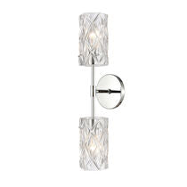 FORMA DE CRYSTAL 21'' HIGH 2-LIGHT SCONCE