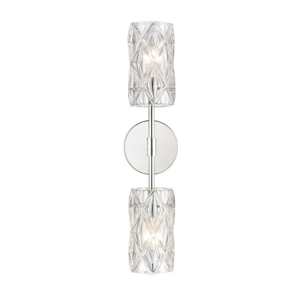 FORMA DE CRYSTAL 21'' HIGH 2-LIGHT SCONCE