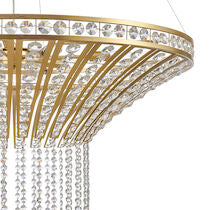 FANTANIA 36'' WIDE 8-LIGHT ALSO AVAILABLE IN MATTE BLACK CHANDELIER