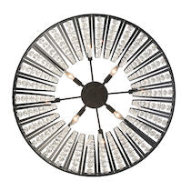 FANTANIA 36'' WIDE 8-LIGHT ALSO AVAILABLE IN MATTE BLACK CHANDELIER