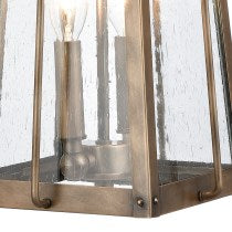 KIRKDALE 9'' WIDE 2-LIGHT OUTDOOR PENDANT ALSO AVAILABLE IN VINTAGE BRASS - King Luxury Lighting