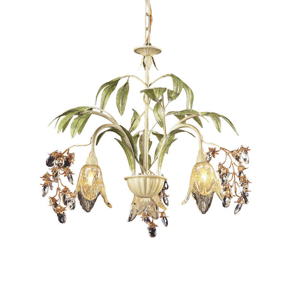 HUARCO 23'' WIDE 3-LIGHT CHANDELIER---CALL OR TEXT 270-943-9392 FOR AVAILABILITY