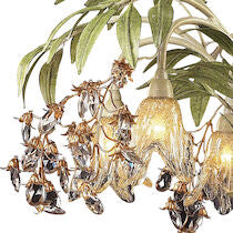 HUARCO 28'' WIDE 6-LIGHT CHANDELIER---CALL OR TEXT 270-943-9392 FOR AVAILABILITY