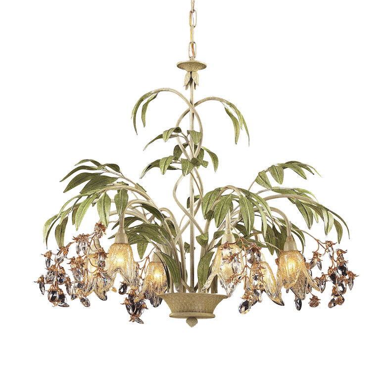 HUARCO 28'' WIDE 6-LIGHT CHANDELIER---CALL OR TEXT 270-943-9392 FOR AVAILABILITY