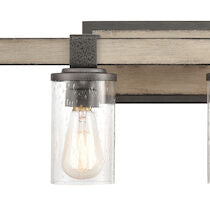 CRENSHAW 29'' WIDE 4-LIGHT VANITY LIGHT ALSO AVAILABLE IN ANVIL IRON