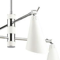 CALDER 26'' WIDE 4-LIGHT CHANDELIER ALSO AVAILABLE IN NATURAL