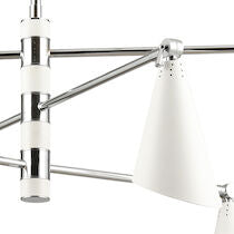 CALDER 36'' WIDE 6-LIGHT CHANDELIER ALSO AVAILABLE IN NATURAL