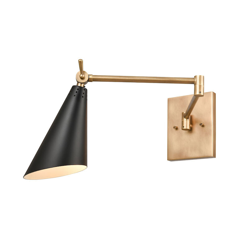 CALDER 9'' HIGH 1-LIGHT SCONCE ALSO AVAILABLE IN NATURAL