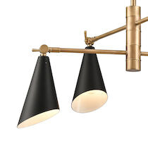CALDER 26'' WIDE 4-LIGHT CHANDELIER ALSO AVAILABLE IN NATURAL