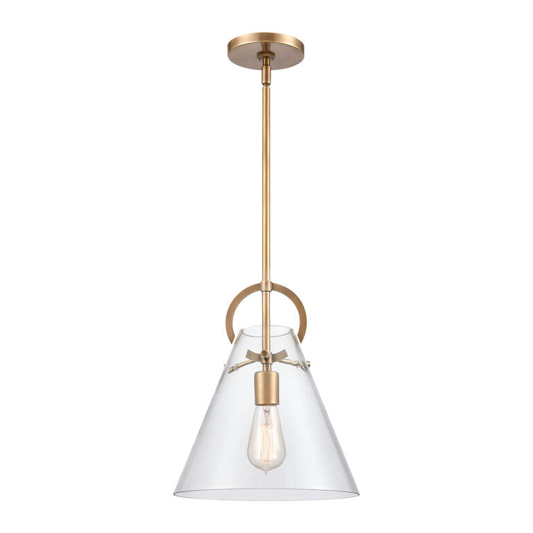 GABBY 11'' WIDE 1-LIGHT MINI PENDANT ALSO AVAILABLE IN MATTE BLACK @ POLISHED NICKEL
