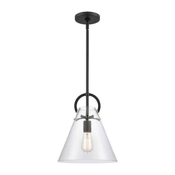 GABBY 11'' WIDE 1-LIGHT MINI PENDANT ALSO AVAILABLE IN MATTE BLACK @ POLISHED NICKEL