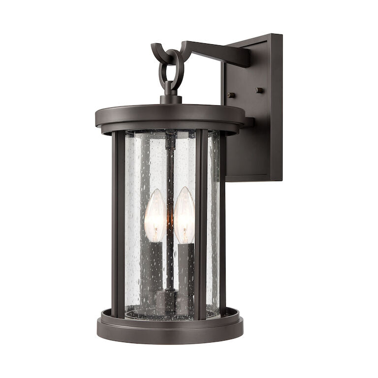 BRISON 16'' HIGH 2-LIGHT OUTDOOR SCONCE ALSO AVAILABLE IN VINTAGE BRASS