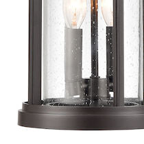 BRISON 8'' WIDE 2-LIGHT OUTDOOR PENDANT ALSO AVAILABLE IN VINTAGE BRASS - King Luxury Lighting