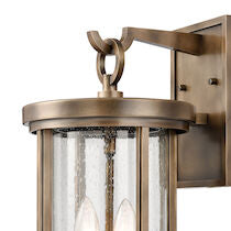 BRISON 16'' HIGH 2-LIGHT OUTDOOR SCONCE ALSO AVAILABLE IN VINTAGE BRASS