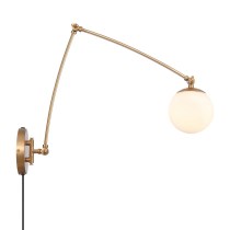 CAROLINE 19'' HIGH 1-LIGHT SWINGARM SCONCE