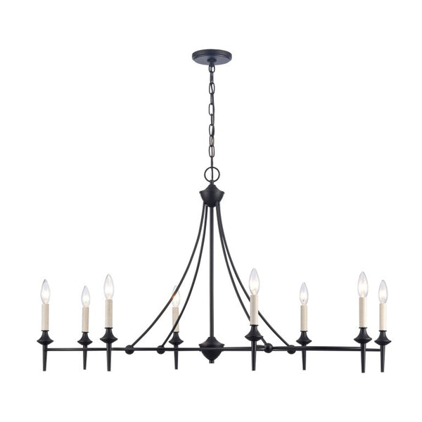 SOLOMON 42'' WIDE 8-LIGHT LINEAR CHANDELIER---CALL OR TEXT 270-943-9392-FOR AVAILABILITY