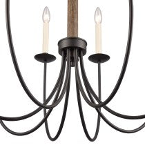 NEVILLE 28'' WIDE 8-LIGHT CHANDELIER---ALSO AVAILABLE IN NATURAL BRASS