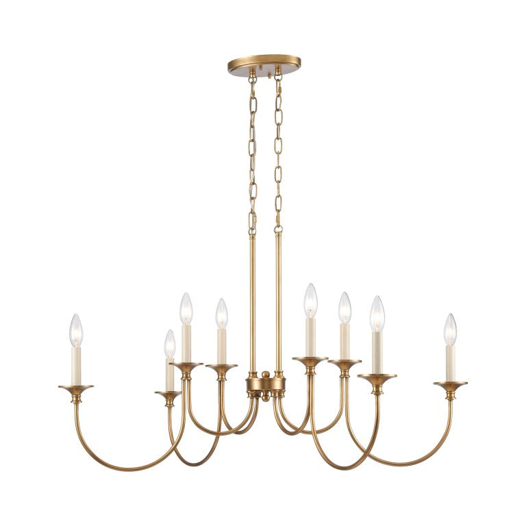 CECIL 34'' WIDE 8-LIGHT LINEAR CHANDELIER---CALL OR TEXT 270-943-9392 FOR AVAILABILITY