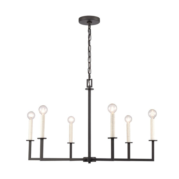 DUNNE 30'' WIDE 6-LIGHT ISLAND CHANDELIER---CALL OR TEXT 270-943-9392 FOR AVAILABILITY