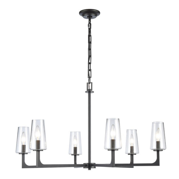 FITZROY 34'' WIDE 6-LIGHT CHANDELIER ALSO AVAILABLE IN LACQUERED BRASS @$1032.70---CALL OR TEXT 270-943-9392 FOR AVAILABILITY