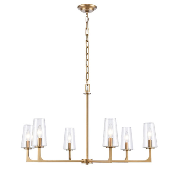 FITZROY 34'' WIDE 6-LIGHT CHANDELIER ALSO AVAILABLE IN LACQUERED BRASS @$1032.70---CALL OR TEXT 270-943-9392 FOR AVAILABILITY