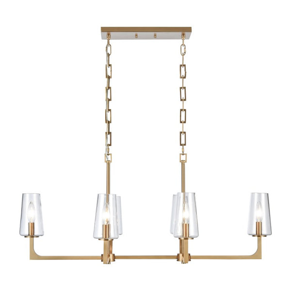 FITZROY 36'' WIDE 6-LIGHT ISLAND CHANDELIER ALSO AVAILABLE IN  LACQUERED BRASS---CALL OR TEXT 270-943-9392 FOR AVAILABILITY