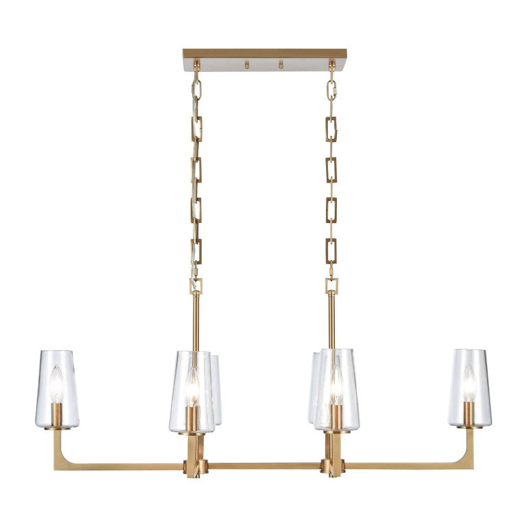 FITZROY 36'' WIDE 6-LIGHT ISLAND CHANDELIER ALSO AVAILABLE IN  LACQUERED BRASS---CALL OR TEXT 270-943-9392 FOR AVAILABILITY