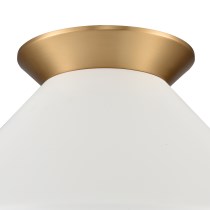 CAVENDISH 16'' WIDE 1-LIGHT SEMI FLUSH MOUNT ALSO AVAILABLE IN BRUSHED NICKEL
