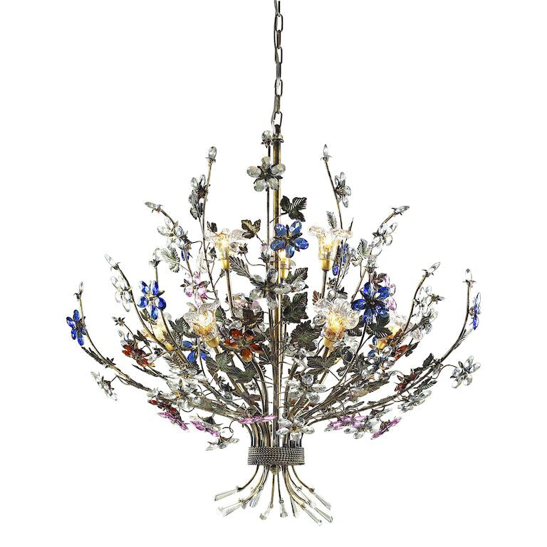 BRILLARE 36'' WIDE 9-LIGHT CHANDELIER---CALL OR TEXT 270-943-9392 FOR AVAILABILITY