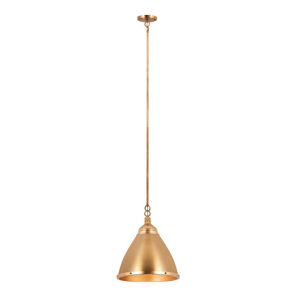 KATELYN 15'' WIDE 1-LIGHT PENDANT ALSO AVAILABLE IN BRUSHED STEEL, DARK BRONZW, OR WHITE