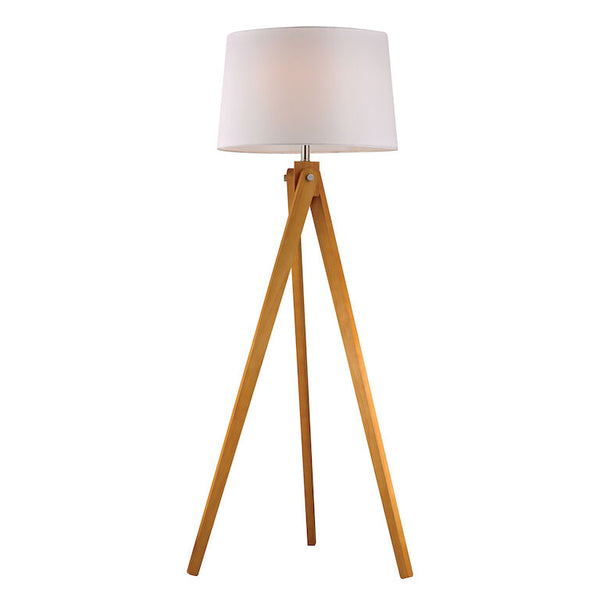 WOODEN TRIPOD 63'' HIGH 1-LIGHT FLOOR LAMP ALSO AVAILABLE WITH LED @$ 655.70
