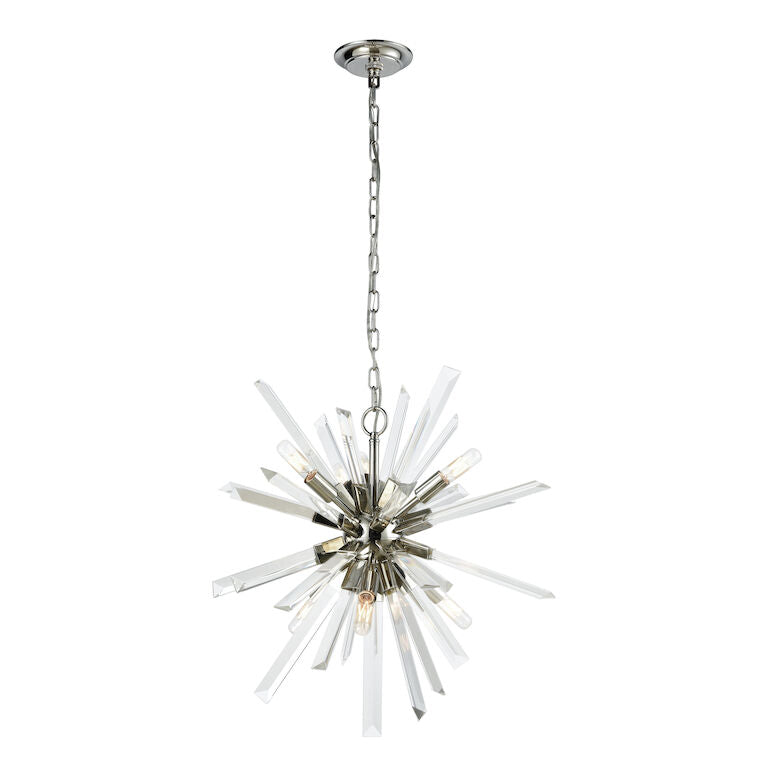 ICE GEIST 24'' WIDE 6-LIGHT CHANDELIER---CALL OR TEXT 270-943-9392 FOR AVAILABILITY