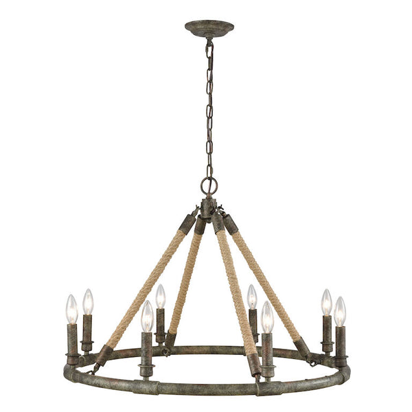 BIG SUGAR 30'' WIDE 8-LIGHT CHANDELIER